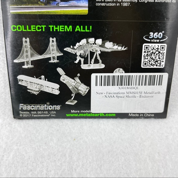 Metal Earth Space Shuttle Endeavour Steel Model Kit - Picture 4 of 4